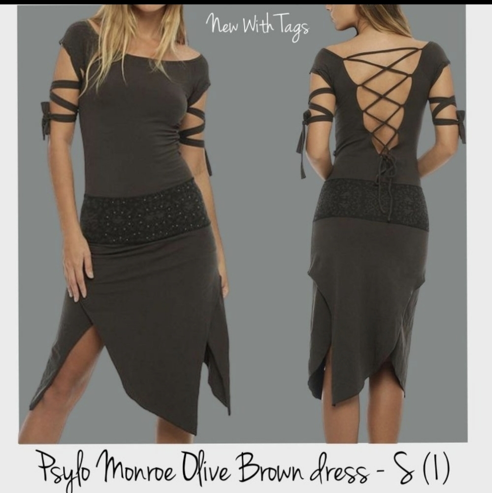 Pshylo olive dress